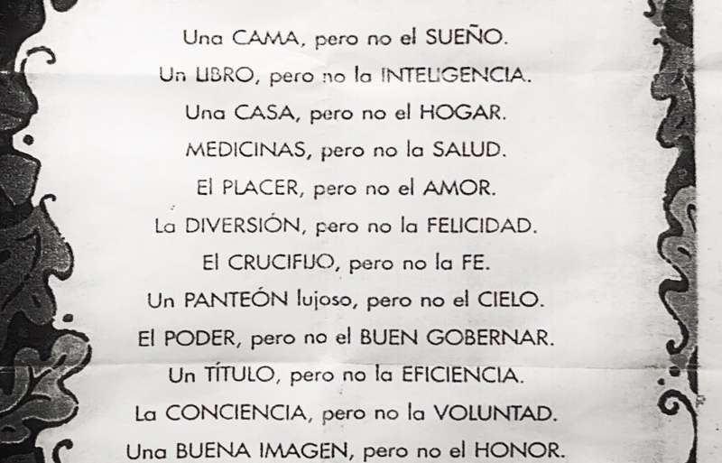 LO QUE PUEDE COMPRAR EL DINERO, Y LO QUE NO