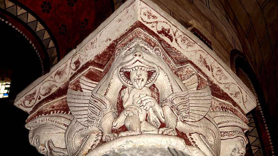 CASTIGO ROMÁNICO AL PECADOR