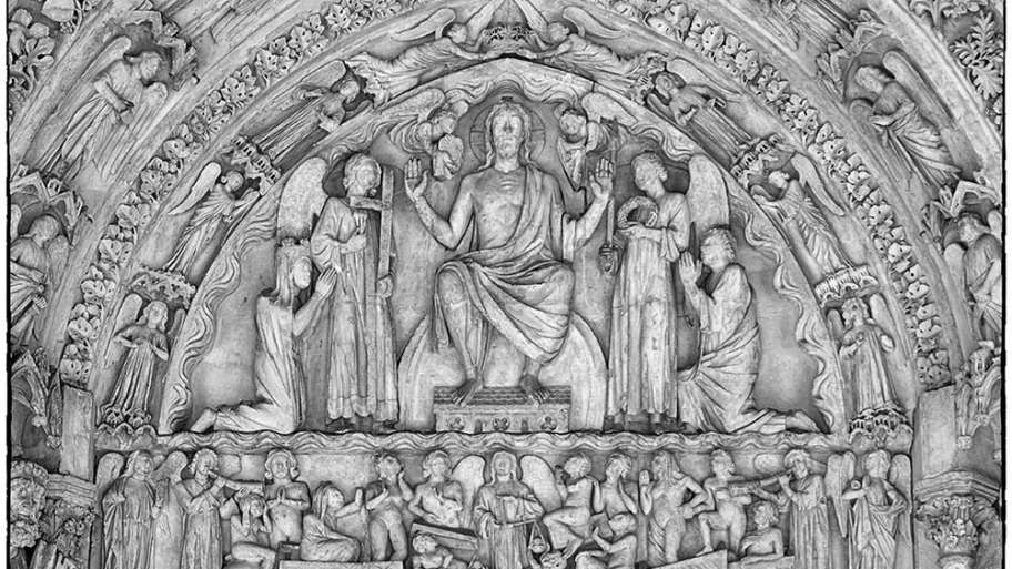 TÍMPANO PORTADA SUR DE SAINT SAURIN (BURDEOS)