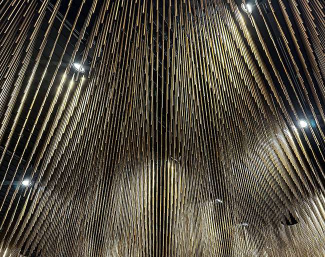 TECHO ESTALACTÍTICO (DE METAL)