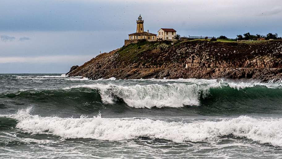 INICIOS DE TEMPORAL A LA ENTRADA DE LA RÍA