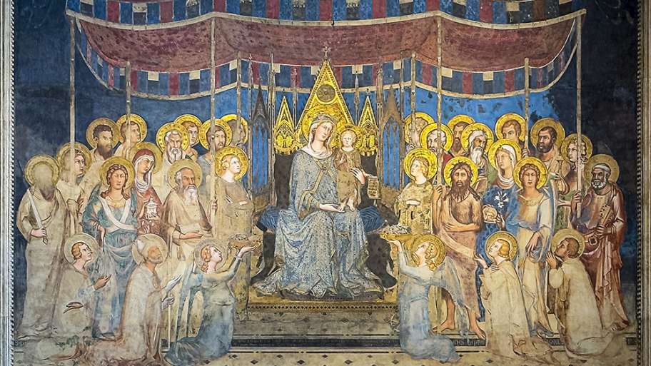 MAESTÁ DEL PALAZZO PUBLICO DE SIENA (SIMONE MARTINI)