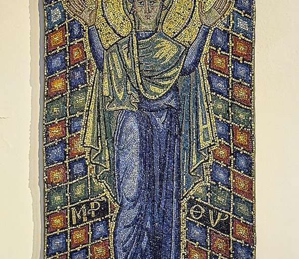 VIRGEN ORANTE AL MODO BIZANTINO