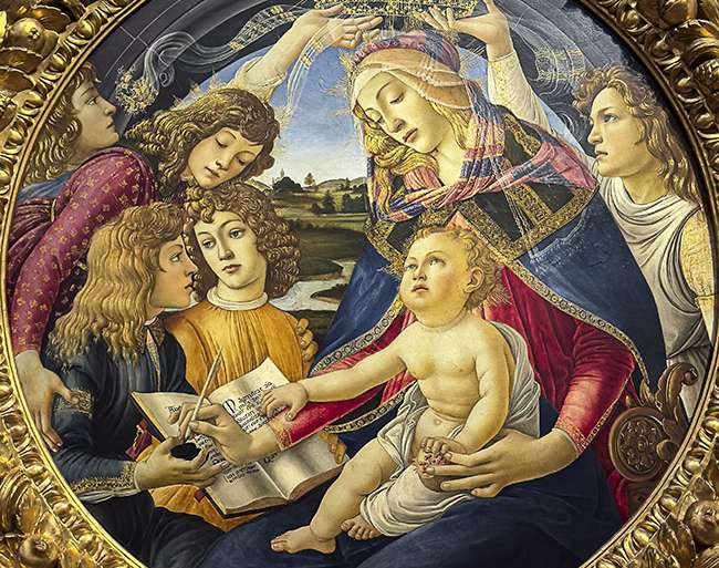MADONNA DEL MAGNIFICAT (SANDRO BOTTICELLI)