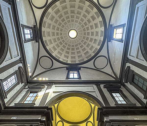 CUBIERTA DE LA CAPILLA FUNERARIA DE LOS MÉDICI