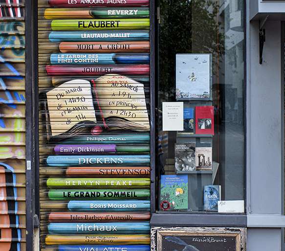 RECLAMO DE LIBRERO DE LANCE (FRANCÉS)