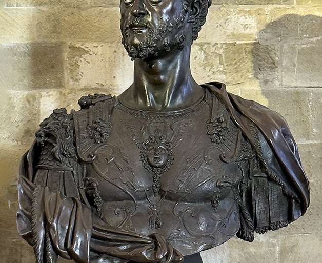RETRATO DE COSIMO I DE MÉDICI (BENVENUTO CELLINI)